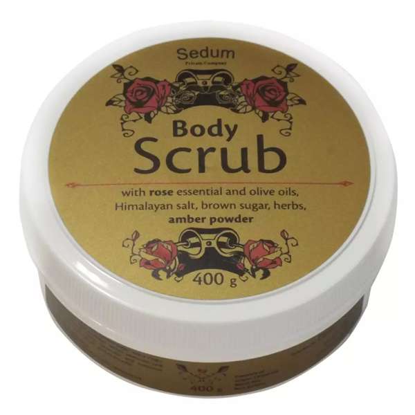 . Rózsa testradír himalája sóval