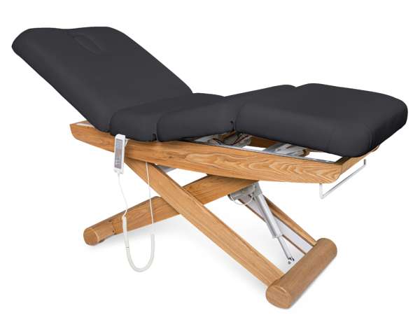 Fabulo Pax Optimal fűthető elektromos wellness ágy LED világítással Szín: sötét szürke