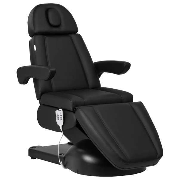 Azzurro Lux 3M elektromos kozmetikai kezelőszék Szín: fekete