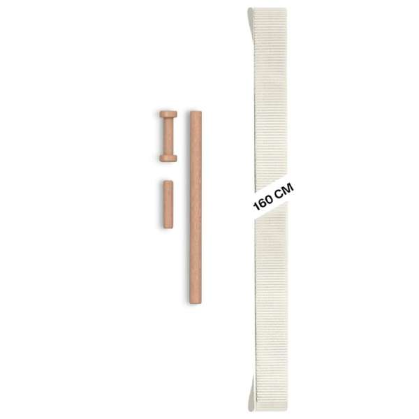 Gibbon Giboard Webbing - Pure White