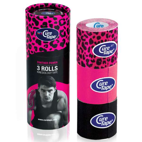 CureTape® MyCureTape® kineziológiai tapasz - bézs/fekete/leopárd