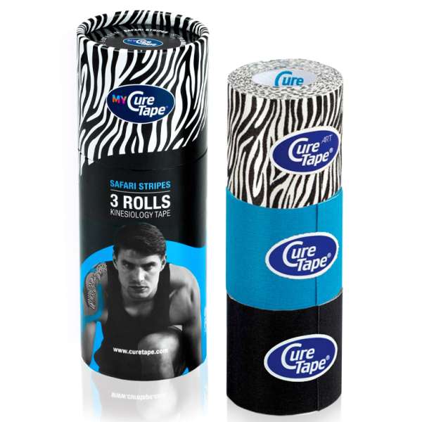 CureTape® MyCureTape® kineziológiai tapasz - bézs/fekete/zebra