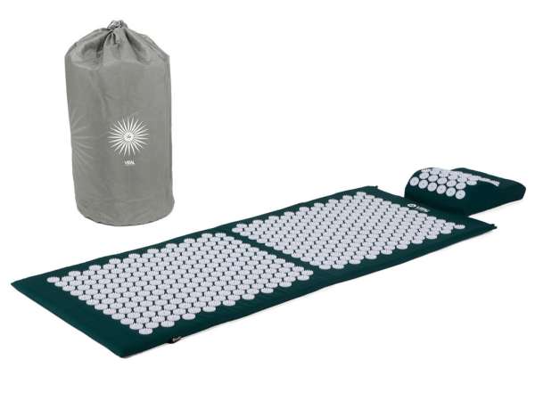 BODHI Vital XL Set akupresszúrás matrac és párna Szín: petrolzöld
