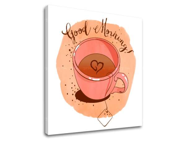 Wall art szöveggel Jó reggelt