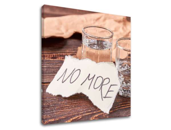 Motivációs falfestmény No more_002