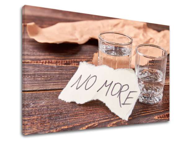 Motivációs falfestmény No more_001