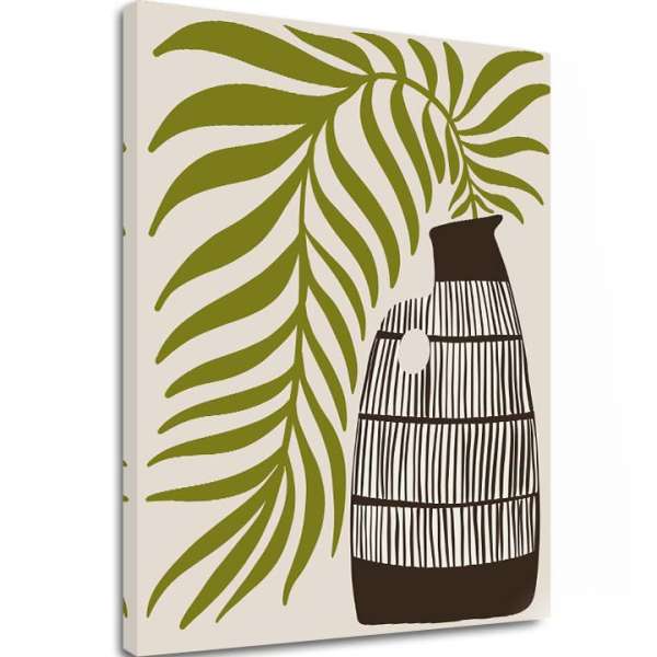 A kép a vásznon - Pálmafa és kancsó