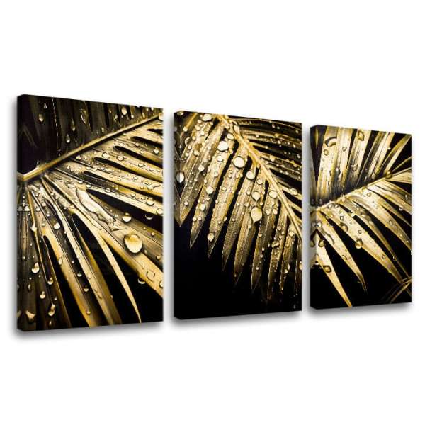 Arany érintés vászonra A természet titka 120x60 cm