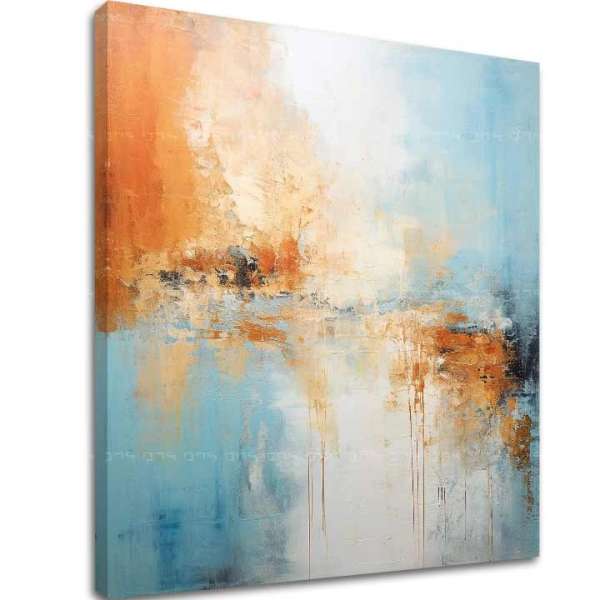 Barack Fuzz festmények Reggeli ébredés 100x100 cm