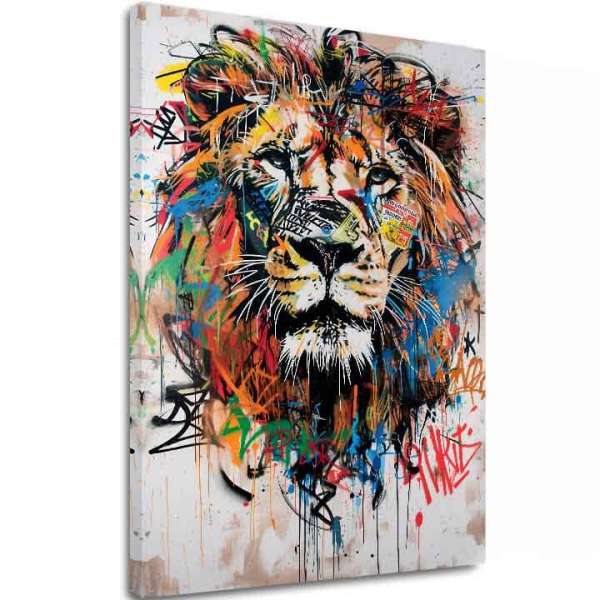 Kép GRAFFITI LION | Olasz vászon