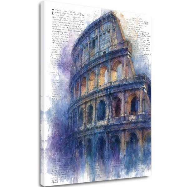 A kép a vásznon Colosseum kékben - Róma a falon