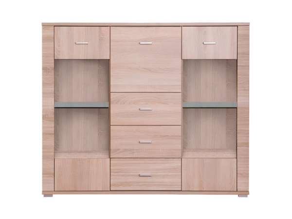 TEM-GRAND 08 fiókos komód bárral