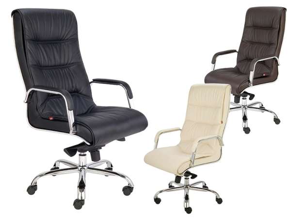 GRO-Nexus magastámlás főnöki bőrfotel