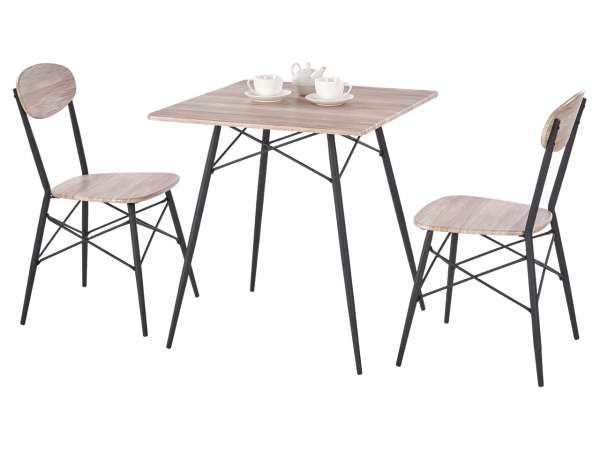 HAL-Kabir Kwadrat étkezőszett 2 étkezőszékkel