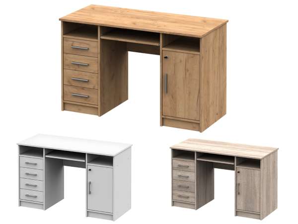 TEM-B9 NEW számítógépasztal fiókokkal