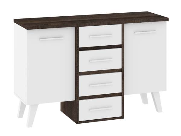 NAP-Nordis 04 polcos széles komód fiókokkal