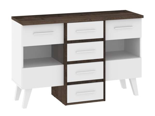 NAP-Nordis 05 polcos széles komód fiókokkal 