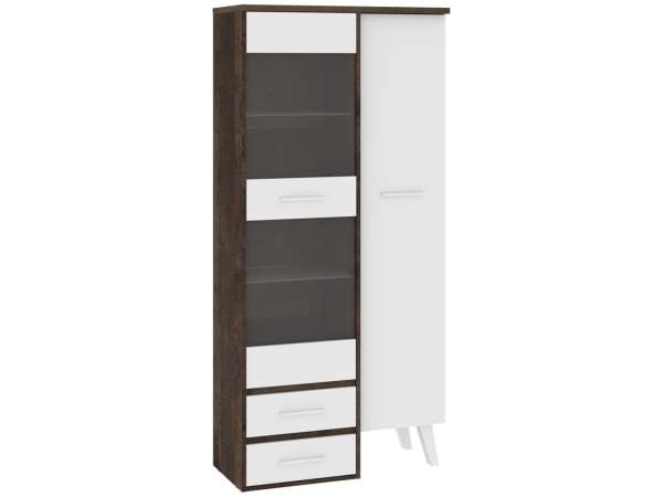 NAP-Nordis 17 vitrines szekrény fiókokkal 