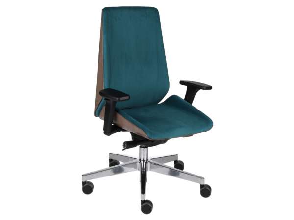 GRO-Moon Wood Chrome vezetői forgószék