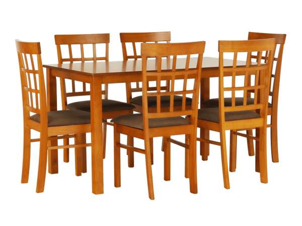 TEM-Grid New étkezőszett 6 étkezőszékkel 