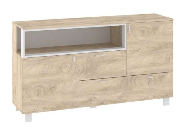 NAP-Vegas 03 széles polcos-fiókos komód