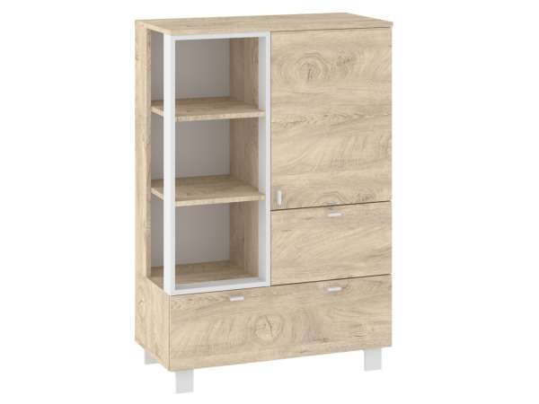 NAP-Vegas 06 modern polcos szekrény fiókokkal