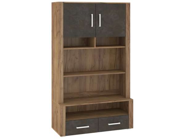 NAP-Notti 05 széles polcos szekrény fiókokkal