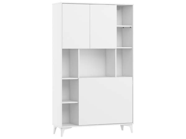 NAP-Megan 2 polcos szekrény felnyitható asztallal