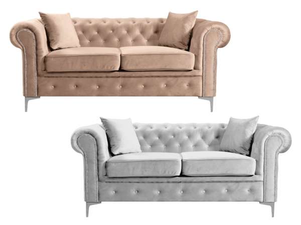 TEM-Romano kétszemélyes kanapé díszpárnákkal