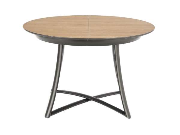 HAL-Moretti modern, kör alakú, bővíthető étkezőasztal