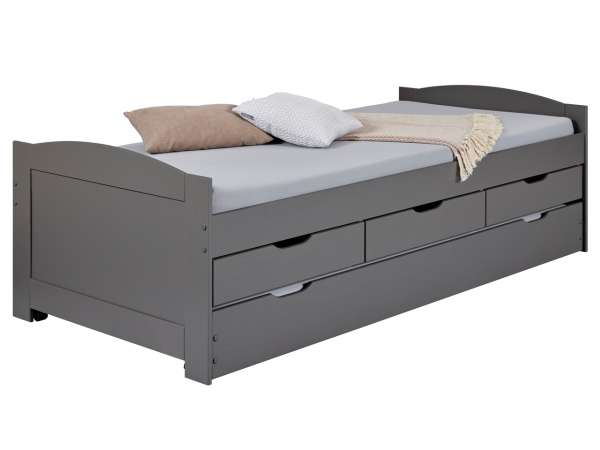 INT-Lena kihúzható, fiókos gyerek ágy (ágyráccsal) (90x200cm)