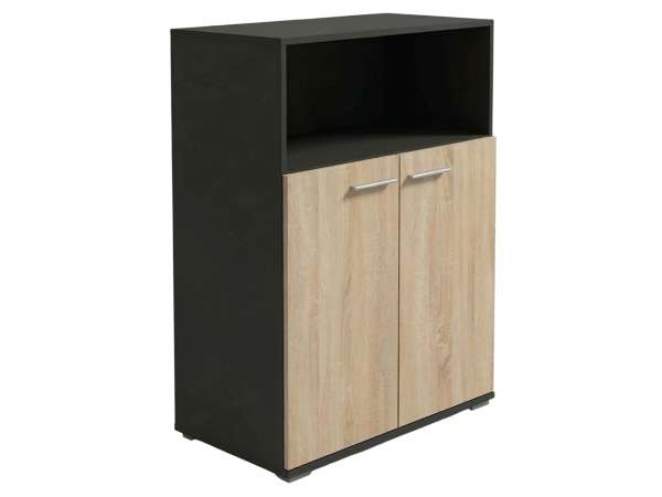 ALB-Modena K80/75-2AP 2 ajtós komód felül nyitott polccal