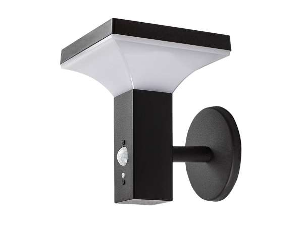 RAB-Geleen napelemes, mozgásérzékelős kültéri fali lámpa