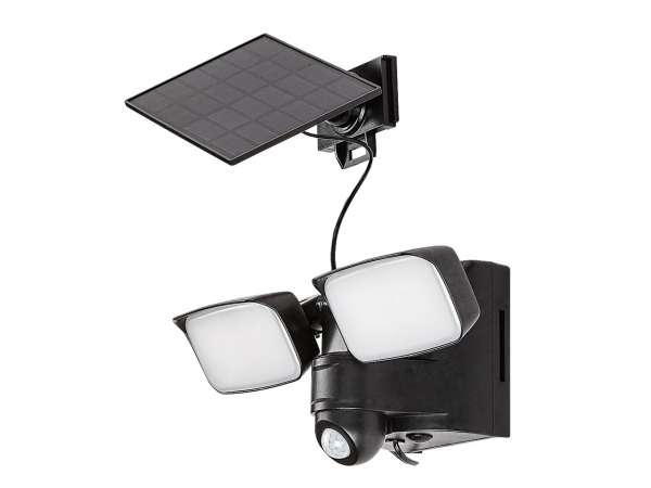 RAB-Leszno napelemes, mozgásérzékelős kültéri fali lámpa