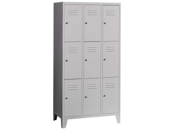 MET-Project 3/9 AC fém öltözőszekrény 9 rekesszel