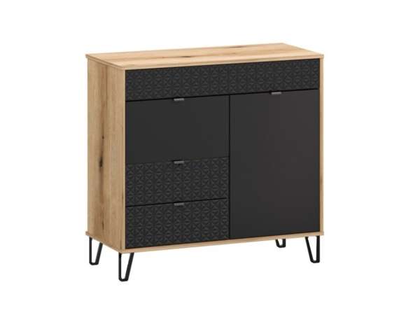 BAL-Bellano K2D2S polcos komód 2 fiókkal