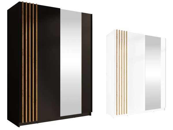TEM-Bajadero TYP 1 2D-150 modern gardróbszekrény tükörrel