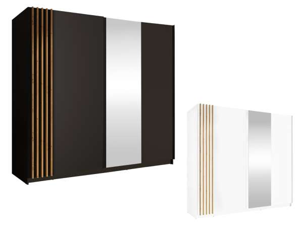 TEM-Bajadero TYP 2 2D-200 modern gardróbszekrény tükörrel