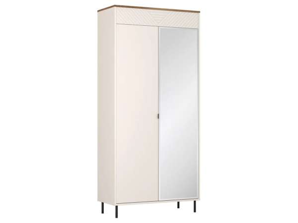 BAL-Evo kétajtós akasztós szekrény tükörrel