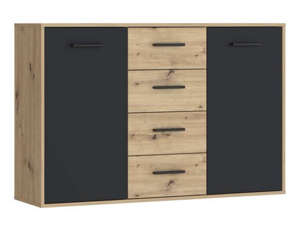 FOR-Antuza 231 modern polcos komód 4 fiókkal