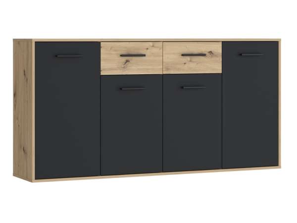 FOR-Antuza 241 modern polcos komód 2 fiókkal