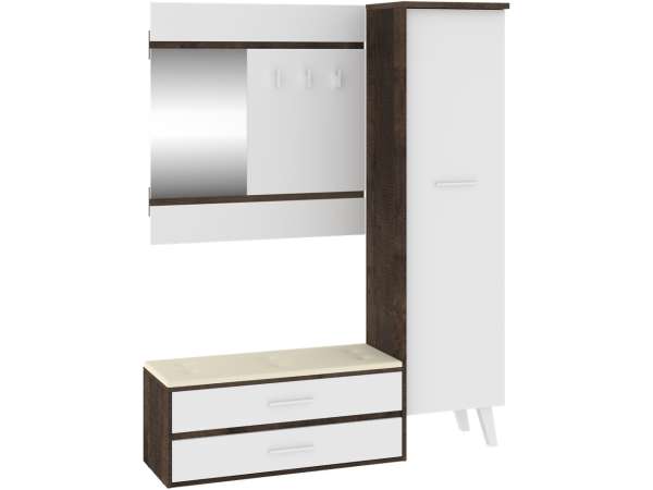 NAP-Nordis 18 előszoba bútor tükörrel