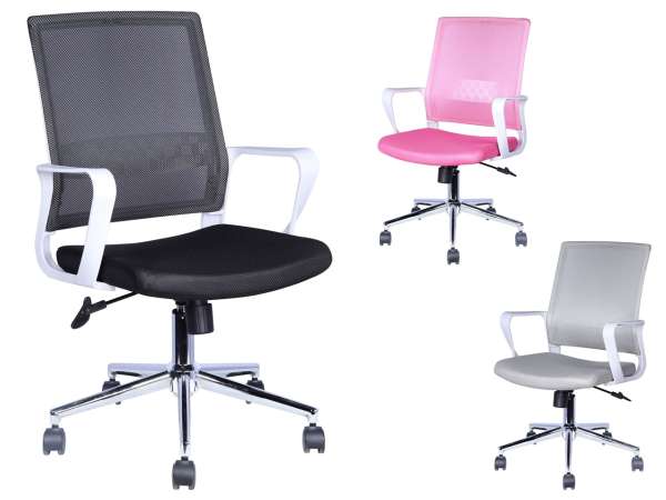 FOR-Laura modern forgószék hálós háttámlával