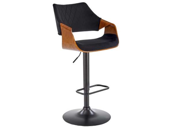 HAL-H124 bárszék szövet kárpittal, lábtartóval