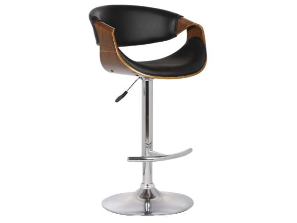 HAL-H100 bárszék textilbőr kárpittal, lábtartóval