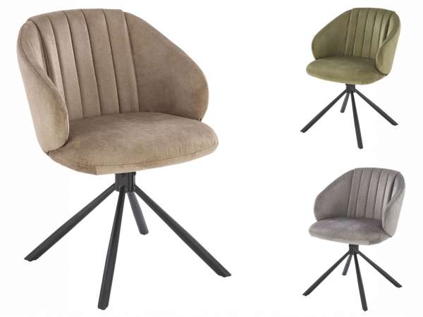 HAL-K533 modern fémvázas szék szövet kárpitozással