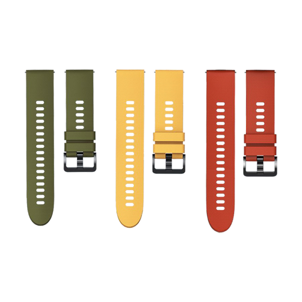 Mi Watch Strap (3-pack) (Olive, Yellow, Orange)