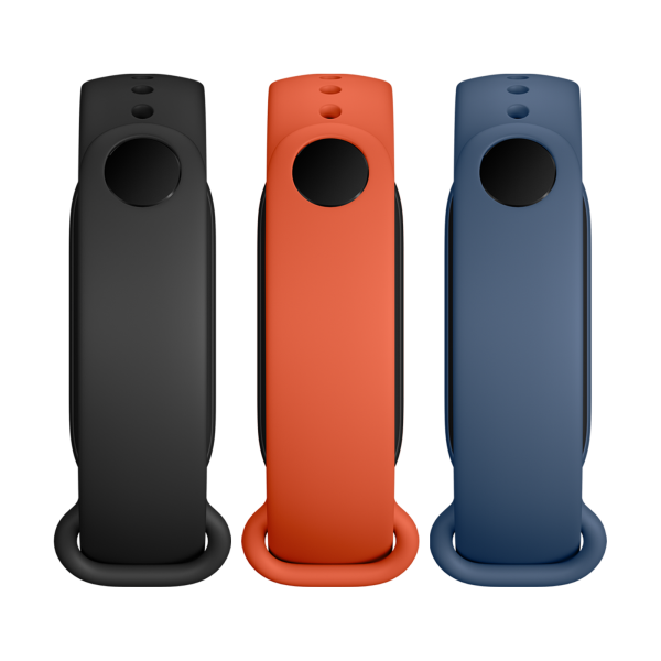 Mi Smart Band 6 Strap (3-pack) (Black, Orange, Blue)