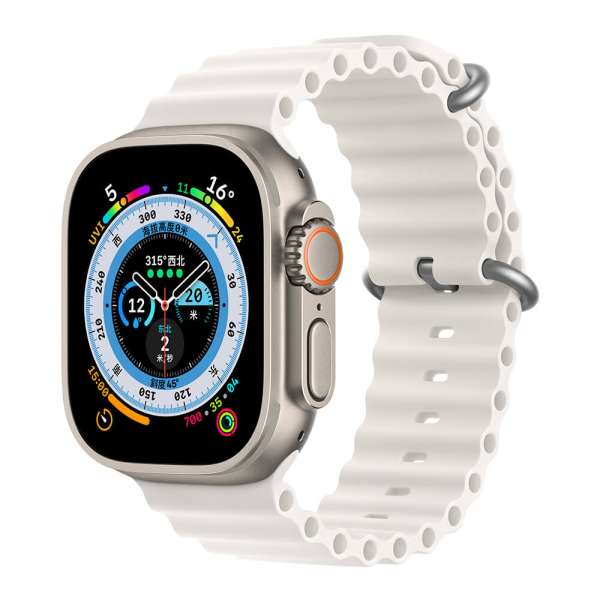 Oceán Apple Watch Szíj - Fehér - 42, 44, 45, 49mm