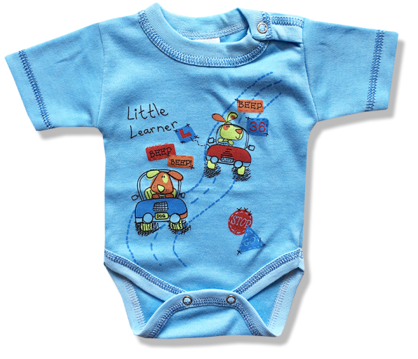 Baba body, rövid ujjú- Beep Méret: 56 (0-2hó)